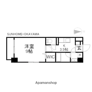 CREGRAD【4階】の間取り