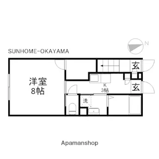 CREAVILLE【1階】の間取り