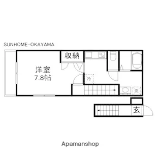 トスカ北方B棟【207号室】の間取り