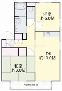 2DKの間取り画像