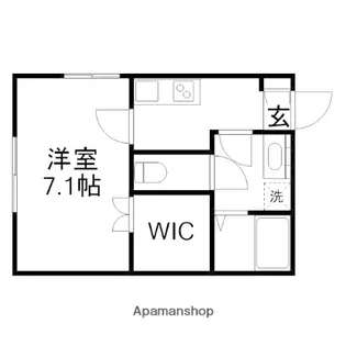 アン・ボヌール【1階】の間取り