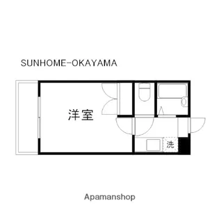 パレスTAKENAMI【2階】の間取り