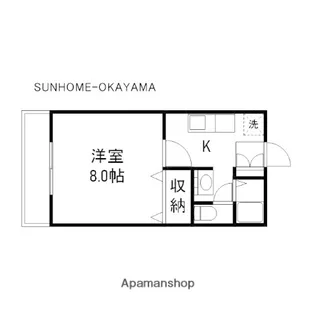 BEE−LINE N B【1階】の間取り