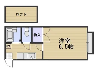 メゾンドゥクロワ【1階】の間取り