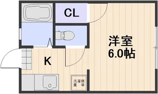 コーポK.Y2【1階】の間取り