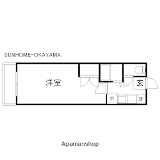 コスモス【103号室】の間取り