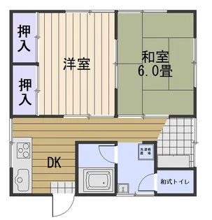 岡山県岡山市北区十日市西町【一戸建】の間取り
