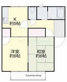 マーブルアーチ【201号室】の間取り