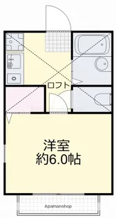 リューハイツ【1階】の間取り