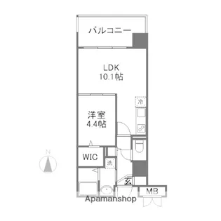 ハアラン国体町【9階】の間取り