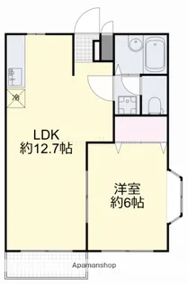 エルディム賞田【2階】の間取り