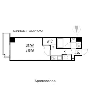 W NAKASANGE【3階】の間取り