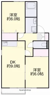 パレアナハウス C【202号室】の間取り