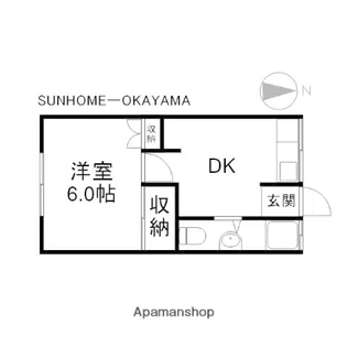 多田コーポ第一【102号室】の間取り