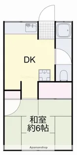 多田コーポ第二【101号室】の間取り