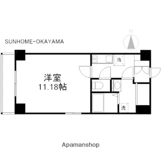 エメラルドHILL【8階】の間取り