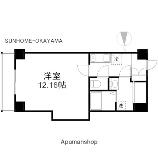エメラルドHILL【8階】の間取り
