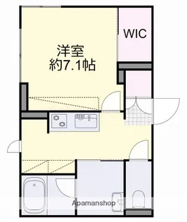シャーメゾングラン七日市【1階】の間取り