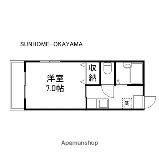 グレイスマルミⅢ【102号室】の間取り