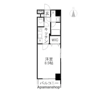 アルファレガロ南中央町【1階】の間取り