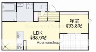 REGALE津島【3階】の間取り