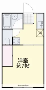 菅コーポ【205号室】の間取り