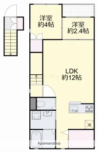 シャガールA【2階】の間取り