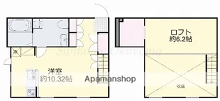プリマガーデン岡山 壱番館【2階】の間取り