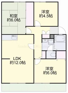 サンビレッジ西大寺【1階】の間取り