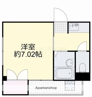 コーポHANABISHI【2階】の間取り