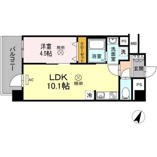 アルカンシエル【3階】の間取り