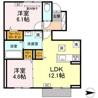 ストルーチェ【1階】の間取り