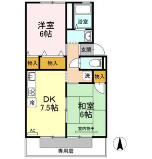 シルバーストン【1階】の間取り