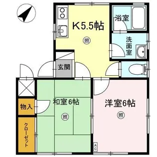 ミューズ瀬戸【1階】の間取り