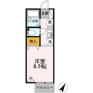 サンハイツASA【1階】の間取り