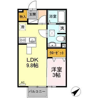 ファーストヒルズ【2階】の間取り