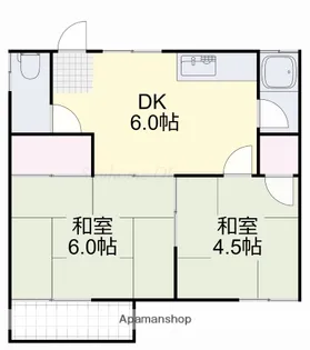 吉村コーポ【2階】の間取り