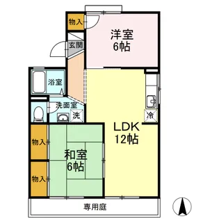 ハイツプロミネンス【1階】の間取り