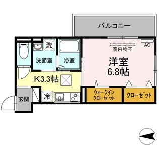 アルシオネ岡山駅西 【1階】の間取り