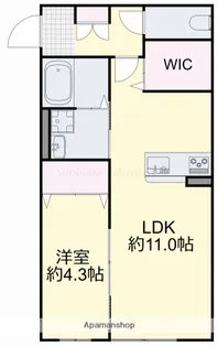 アリエッタⅠ【1階】の間取り