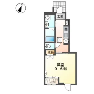 ココティエ【1階】の間取り