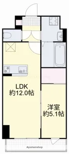 TRINITY【7階】の間取り