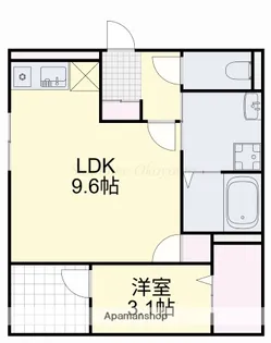 空とひだまりのラ・ルフレ【1階】の間取り