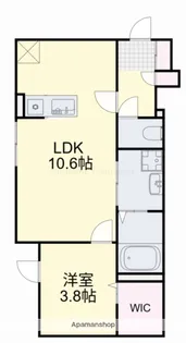 空とひだまりのラ・ルフレ【2階】の間取り