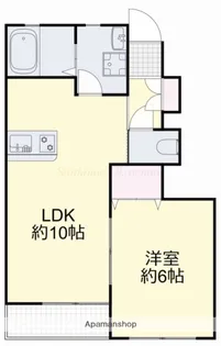 アルファ・今保【1階】の間取り
