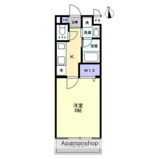 ミモザヒルズ岡山医大南【2階】の間取り