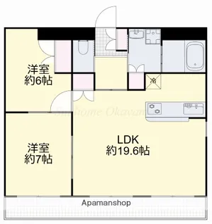 アスティ学南町【1階】の間取り