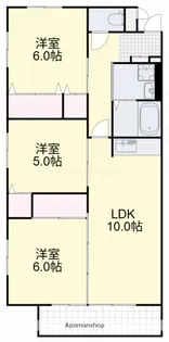 ルネス今村公園【1階】の間取り