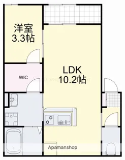 REGALE NANOKAICHI【1階】の間取り