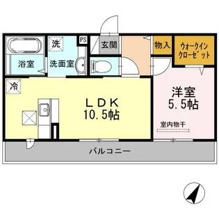 Dear Court T・K【1階】の間取り